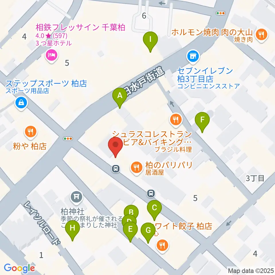 ベルカント音楽学院周辺の駐車場・コインパーキング一覧地図