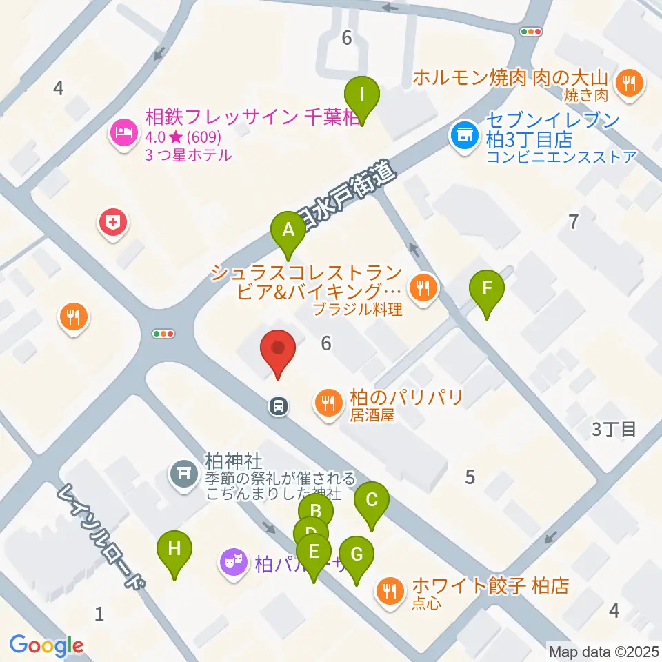 ベルカント音楽学院周辺の駐車場・コインパーキング一覧地図