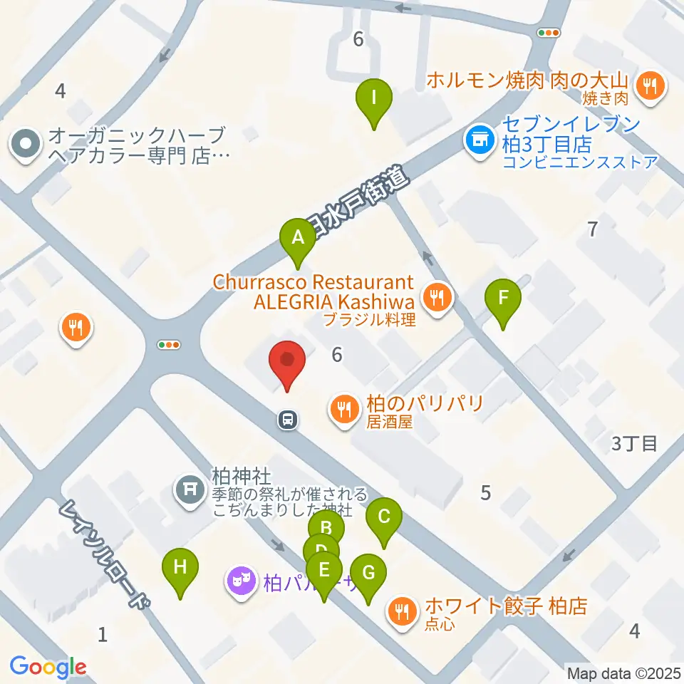 ベルカント音楽学院周辺の駐車場・コインパーキング一覧地図