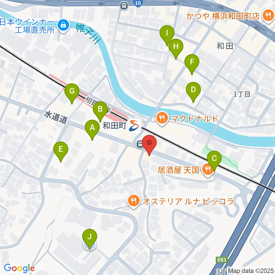 アート和田町音楽院周辺の駐車場・コインパーキング一覧地図