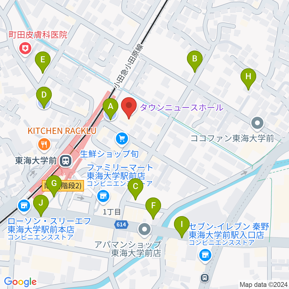 システムサウンド21音楽教室周辺の駐車場・コインパーキング一覧地図