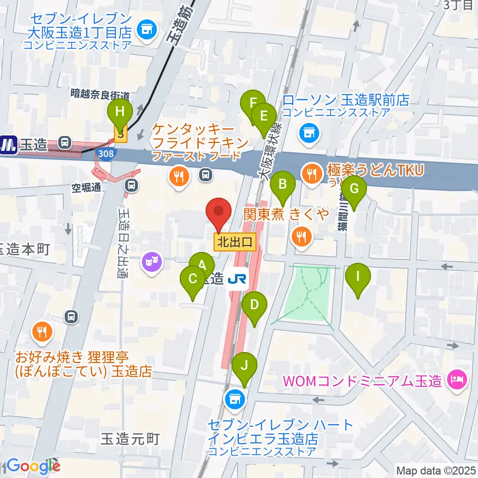 ESA音楽学院専門学校周辺の駐車場・コインパーキング一覧地図
