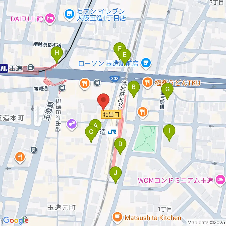 ESA音楽学院専門学校周辺の駐車場・コインパーキング一覧地図