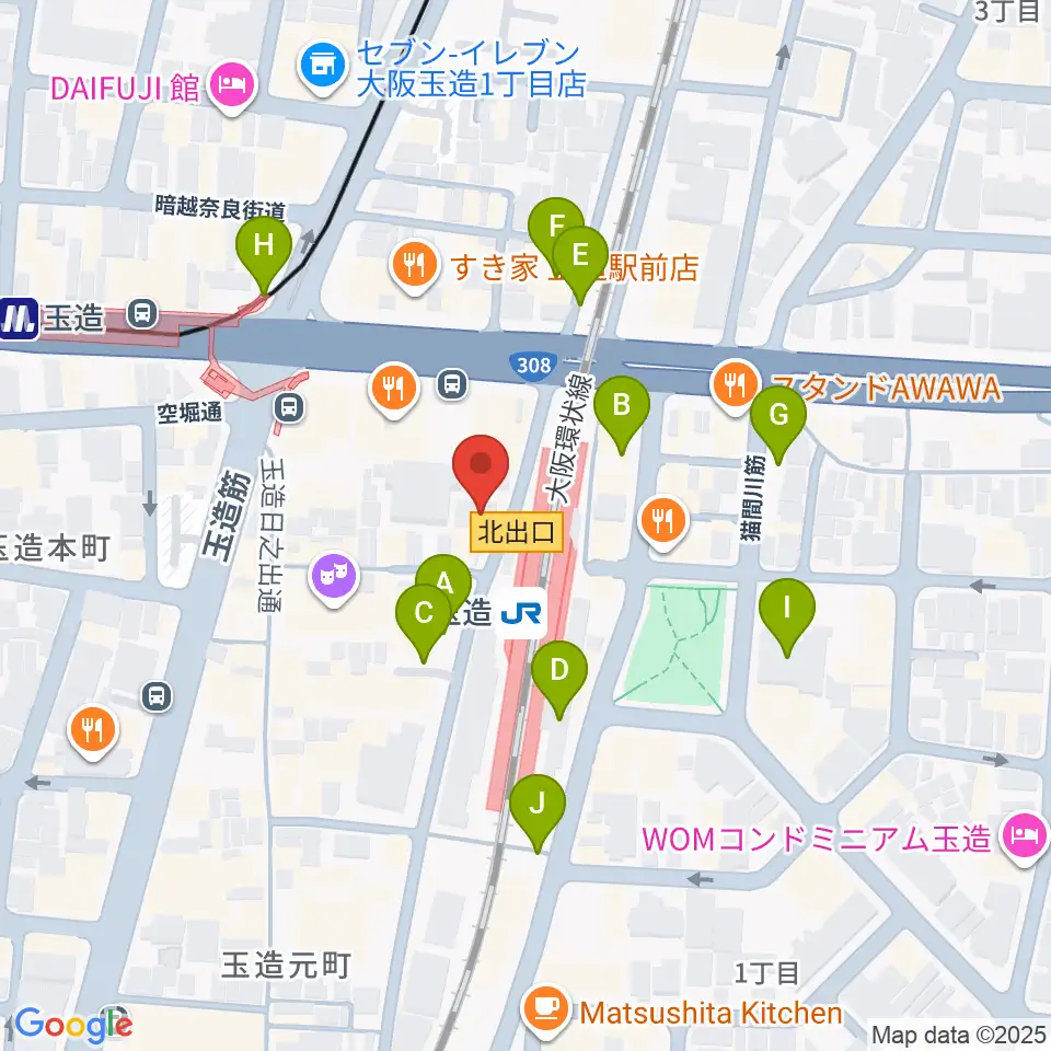 ESA音楽学院専門学校周辺の駐車場・コインパーキング一覧地図