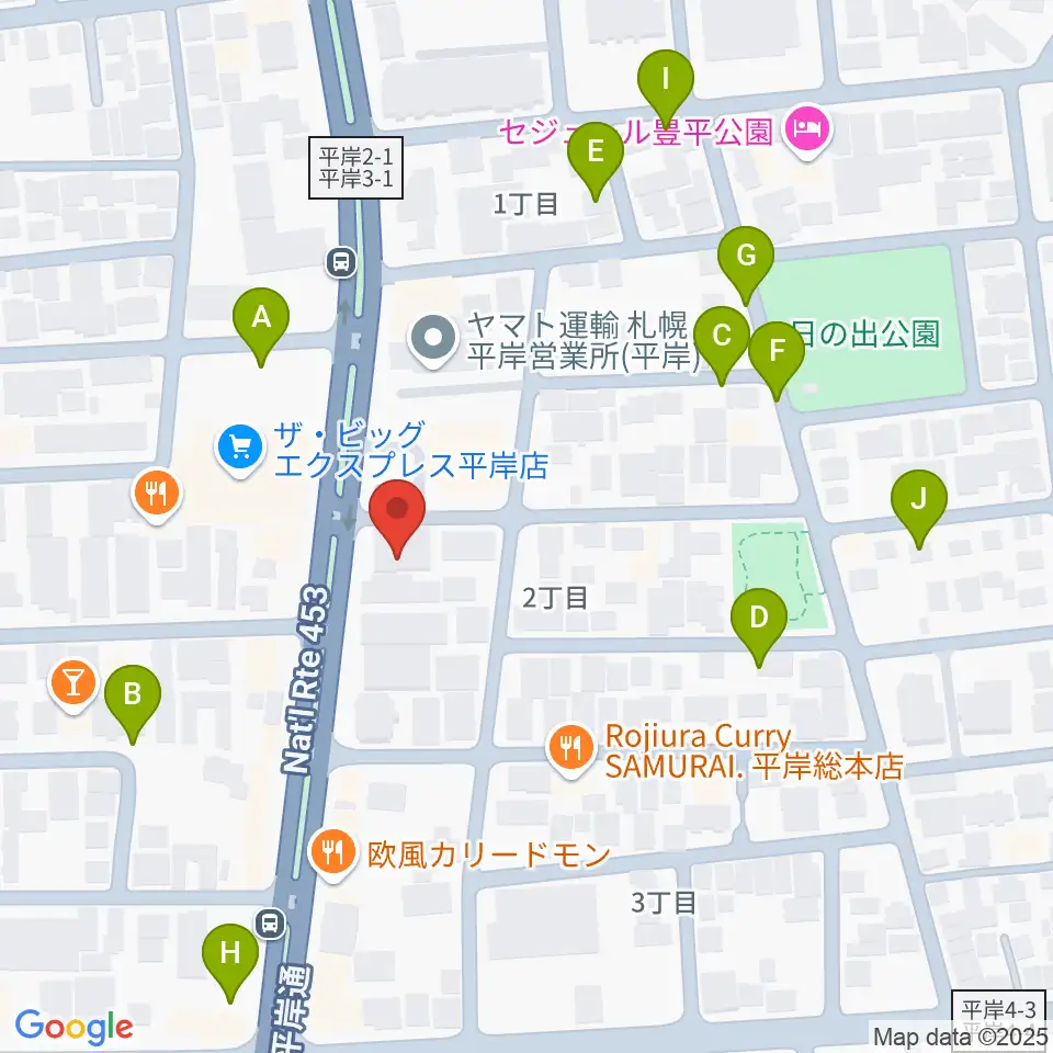 札幌ミュージック&エンターテインメント専門学校周辺の駐車場・コインパーキング一覧地図