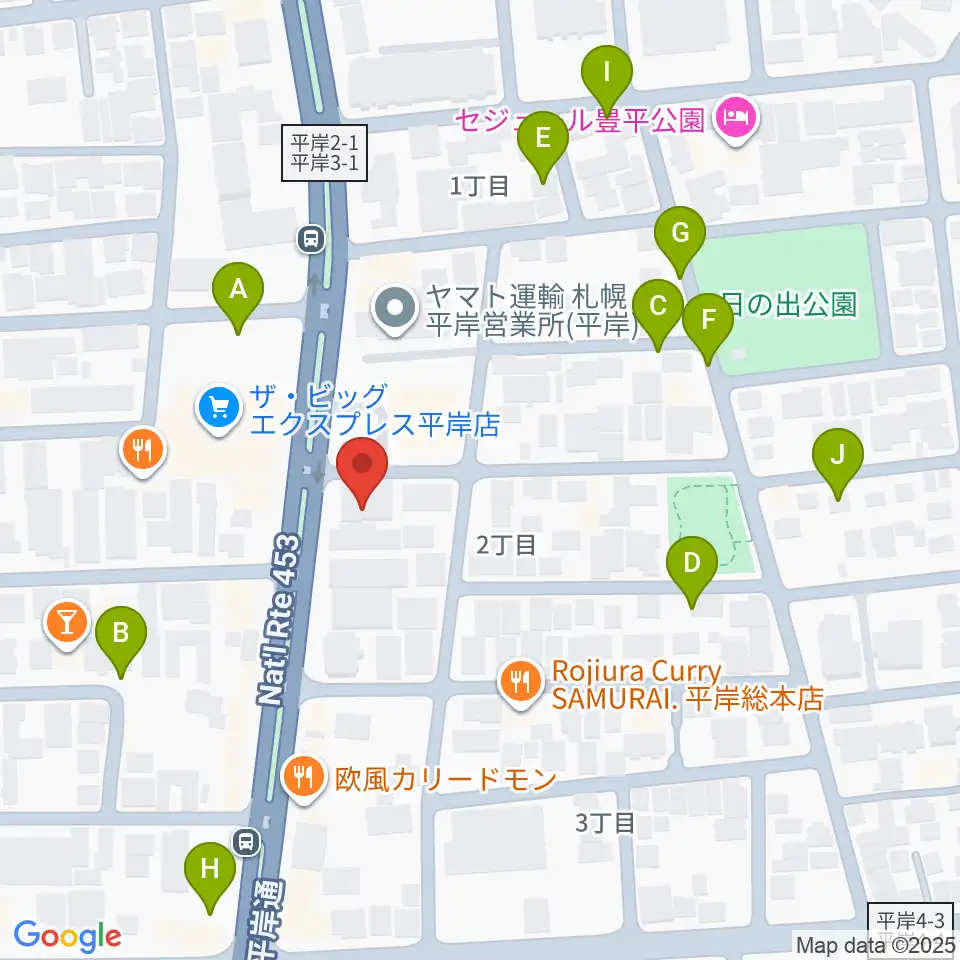 札幌ミュージック&エンターテインメント専門学校周辺の駐車場・コインパーキング一覧地図