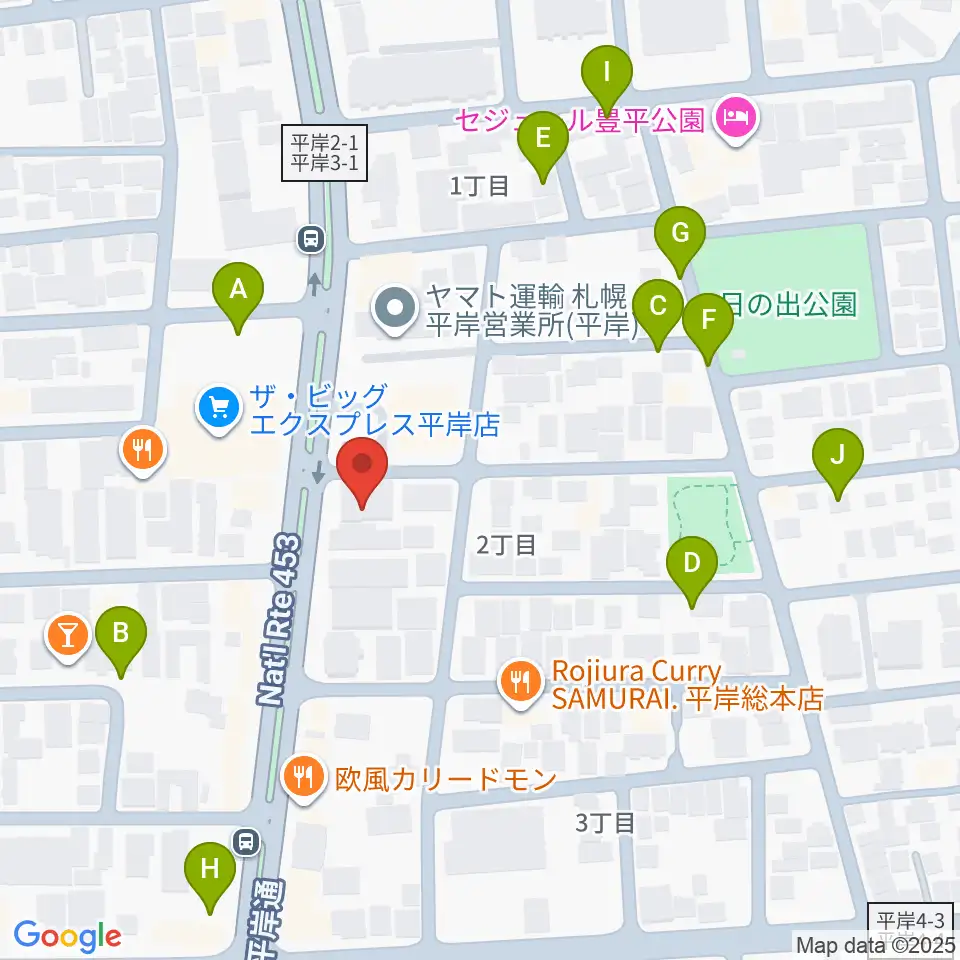 札幌ミュージック&エンターテインメント専門学校周辺の駐車場・コインパーキング一覧地図