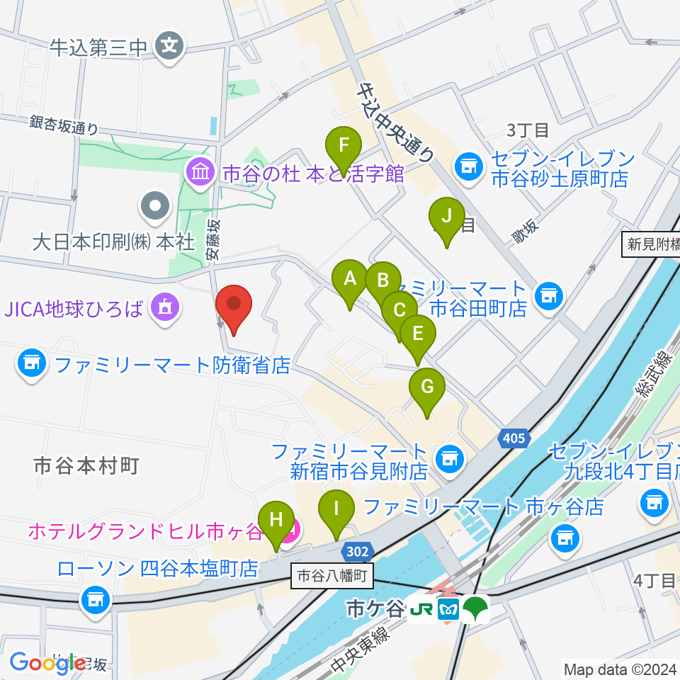 麗扇会日本文化学院周辺の駐車場・コインパーキング一覧地図