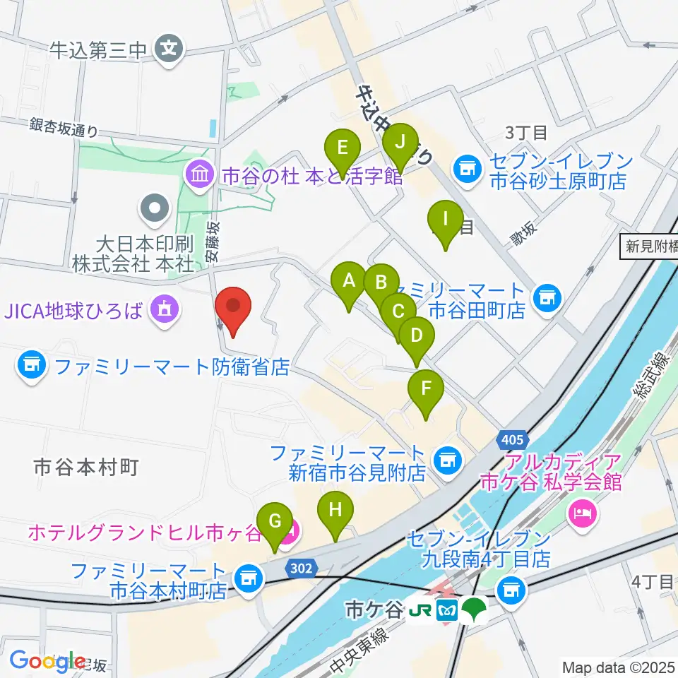 麗扇会日本文化学院周辺の駐車場・コインパーキング一覧地図