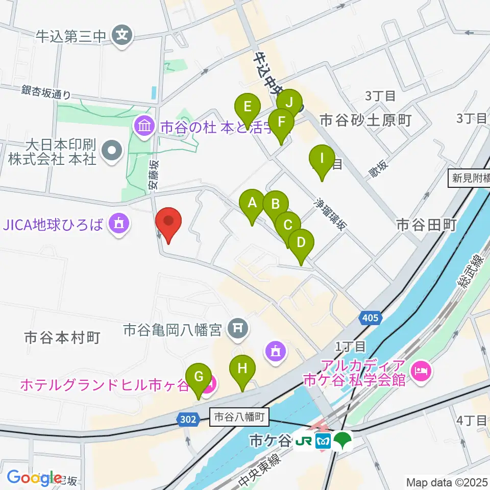 麗扇会日本文化学院周辺の駐車場・コインパーキング一覧地図