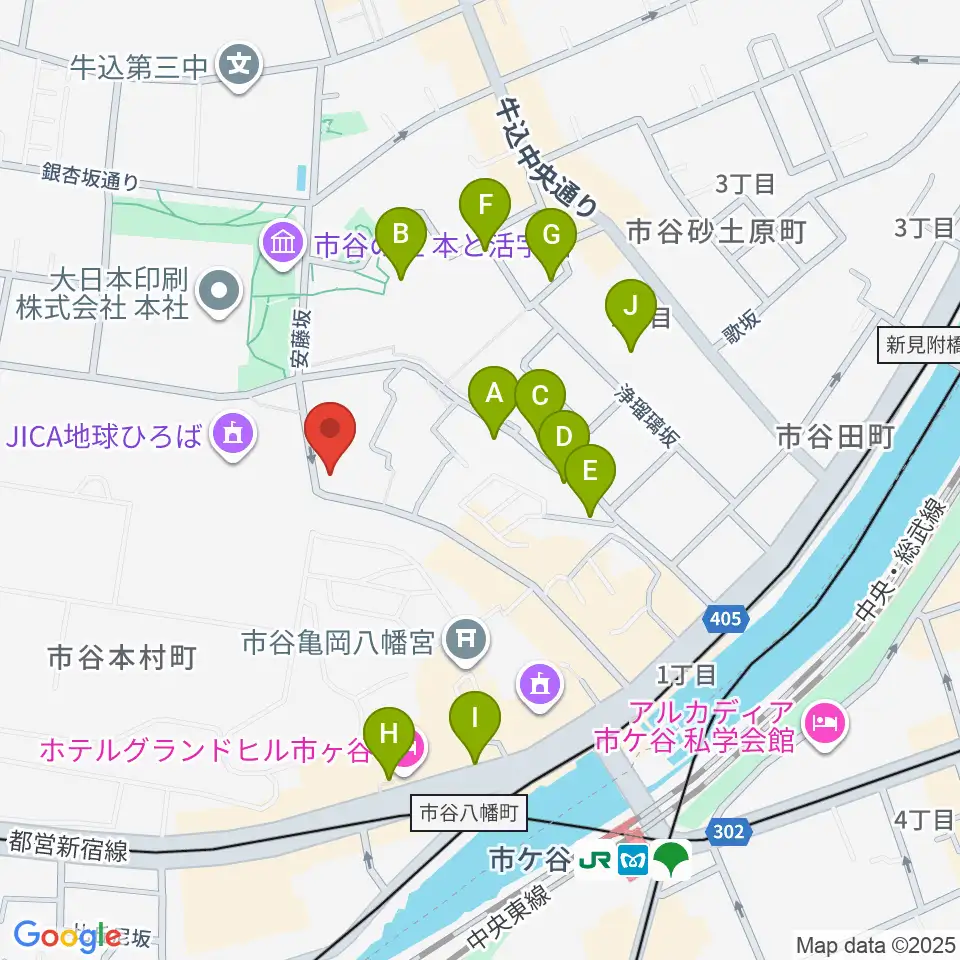 麗扇会日本文化学院周辺の駐車場・コインパーキング一覧地図