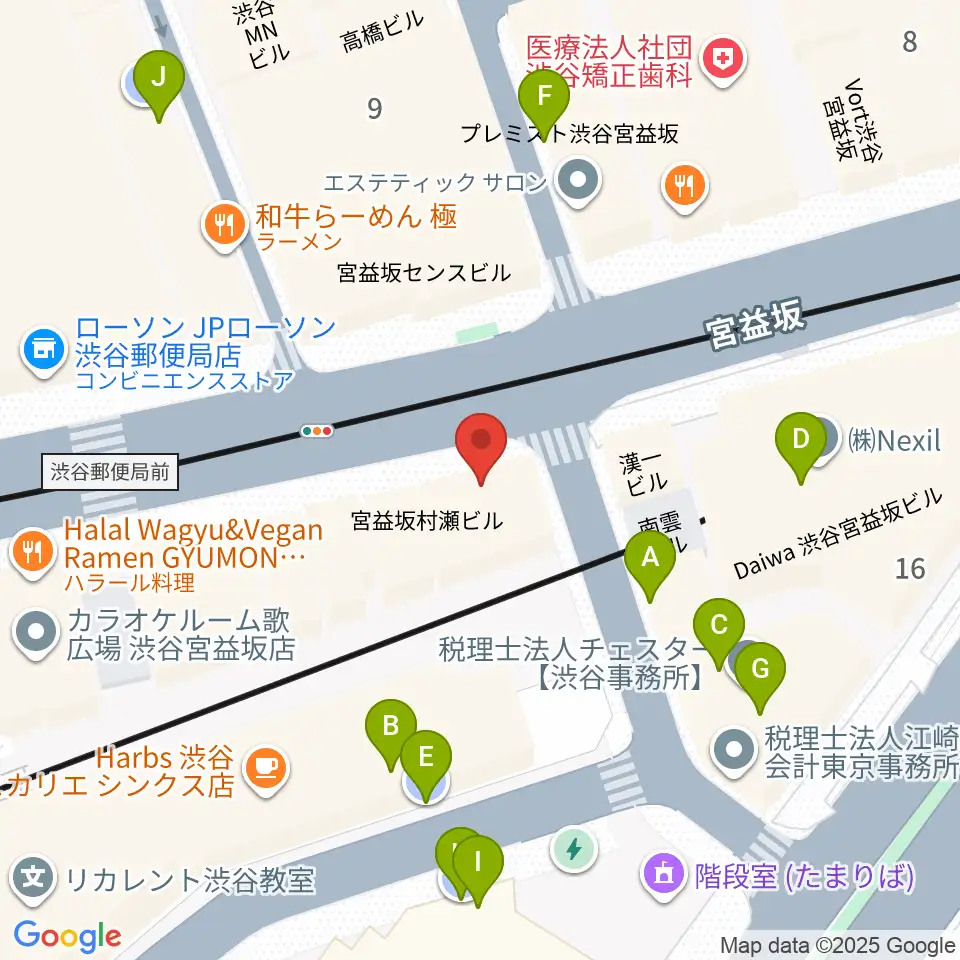 東京スクールオブミュージック専門学校渋谷周辺の駐車場・コインパーキング一覧地図