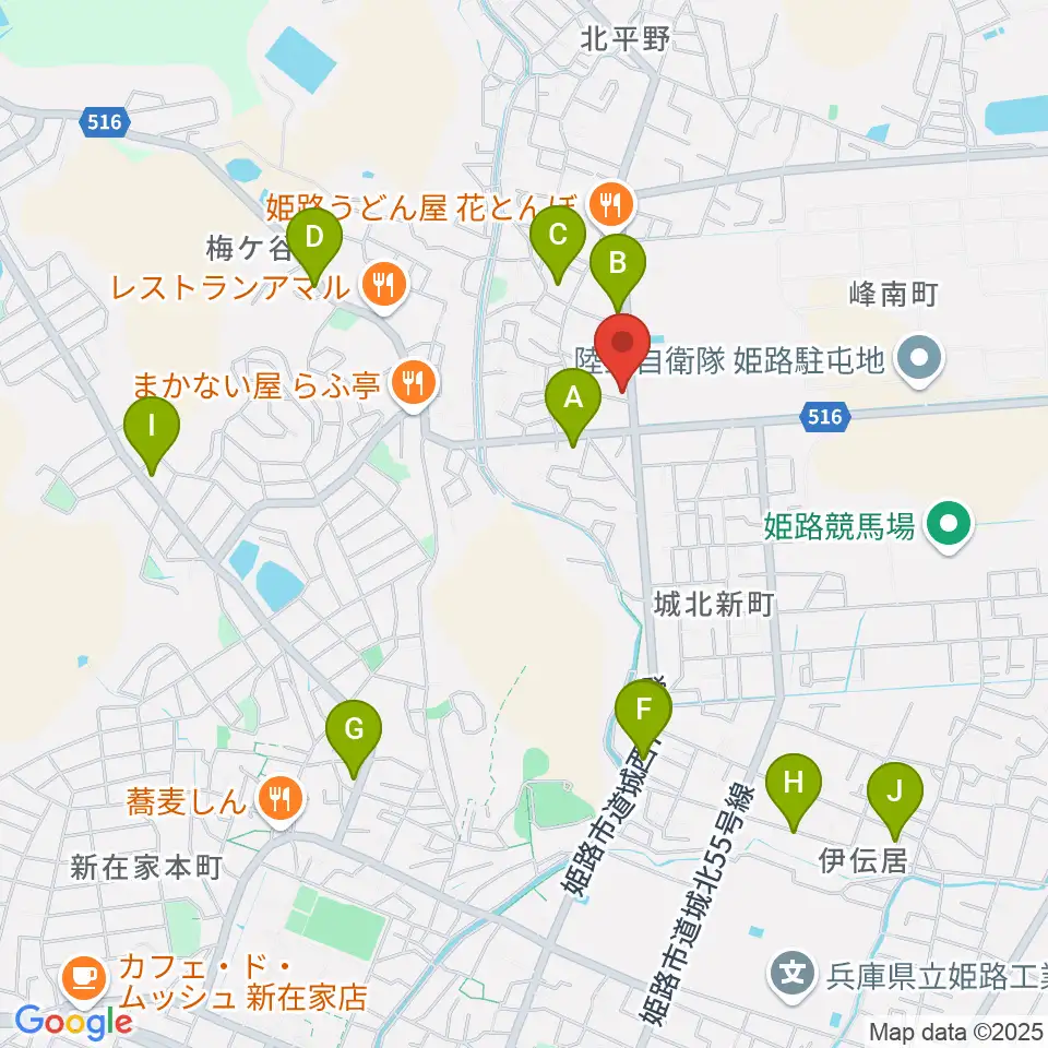 しらさぎ音楽学院周辺の駐車場・コインパーキング一覧地図