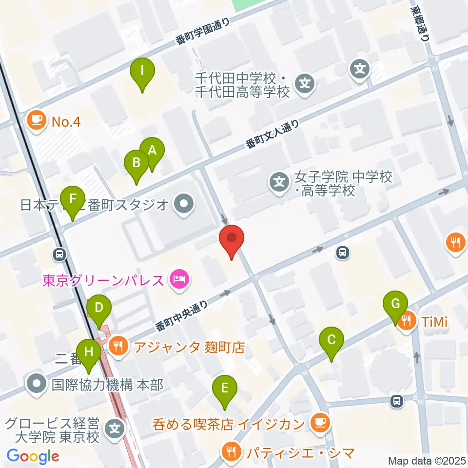 青山ハープ 東京教室周辺の駐車場・コインパーキング一覧地図