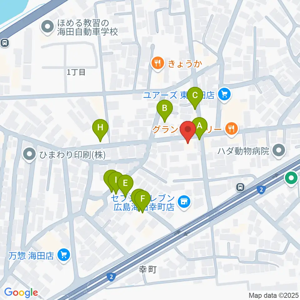 アトリエB周辺の駐車場・コインパーキング一覧地図