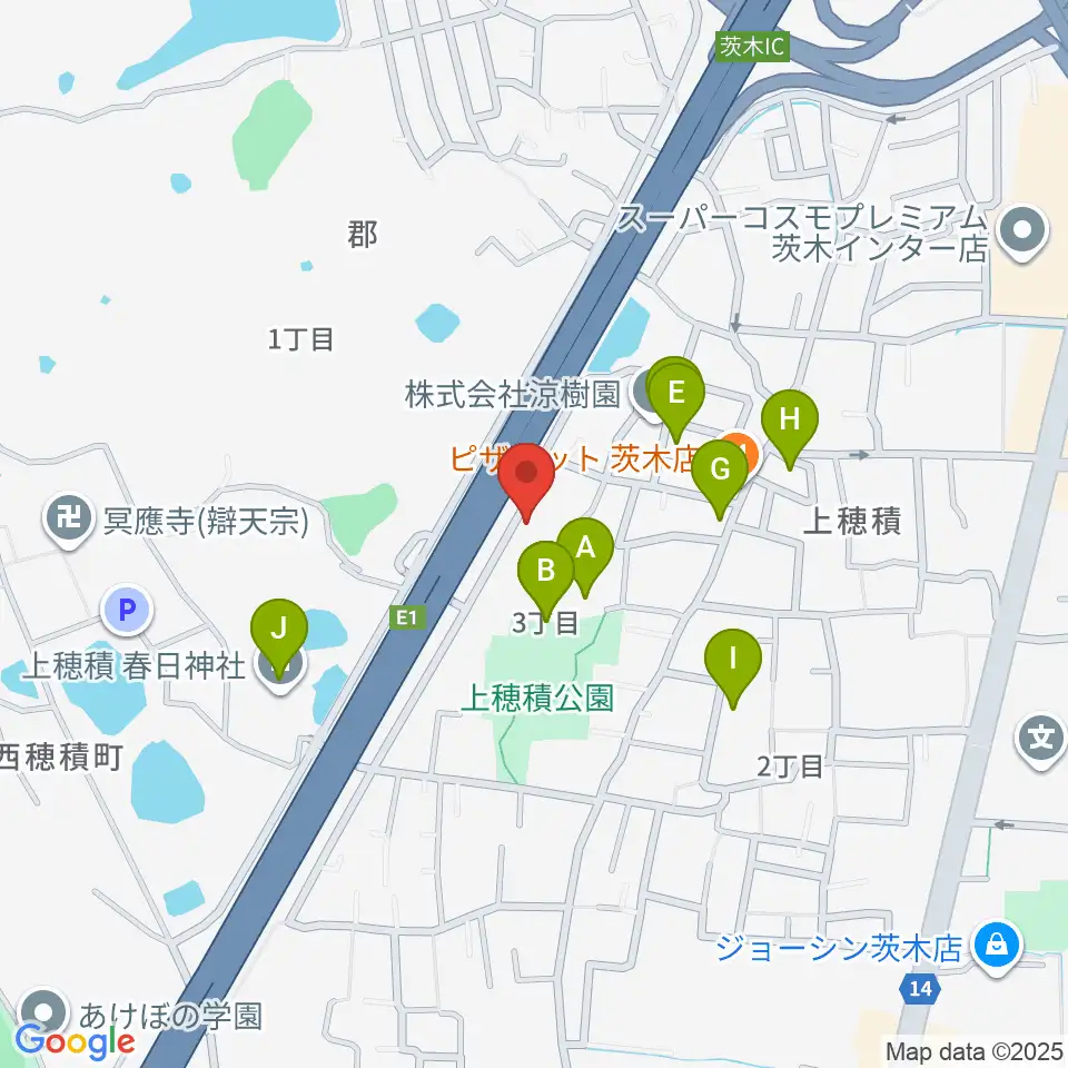 クレール音楽教室周辺の駐車場・コインパーキング一覧地図