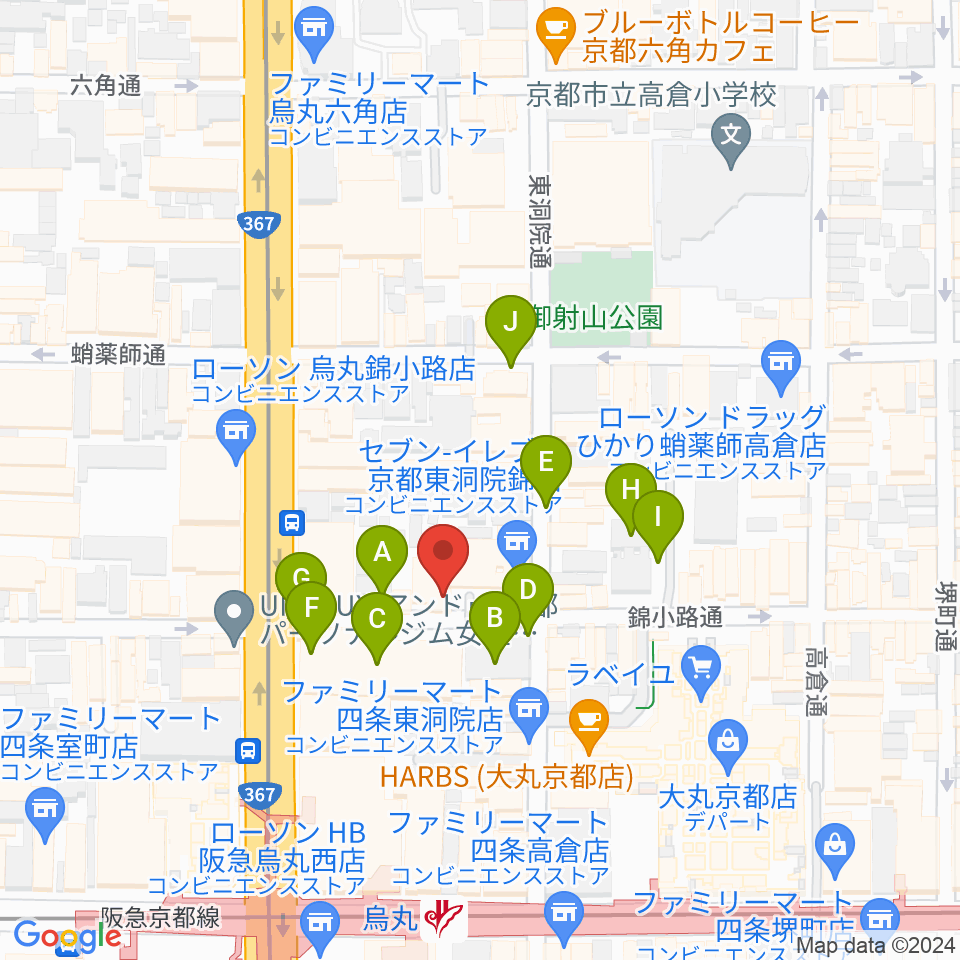 Voice Lab.周辺の駐車場・コインパーキング一覧地図