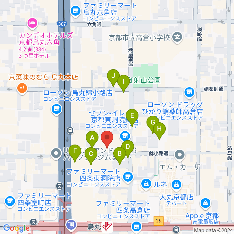 Voice Lab.周辺の駐車場・コインパーキング一覧地図