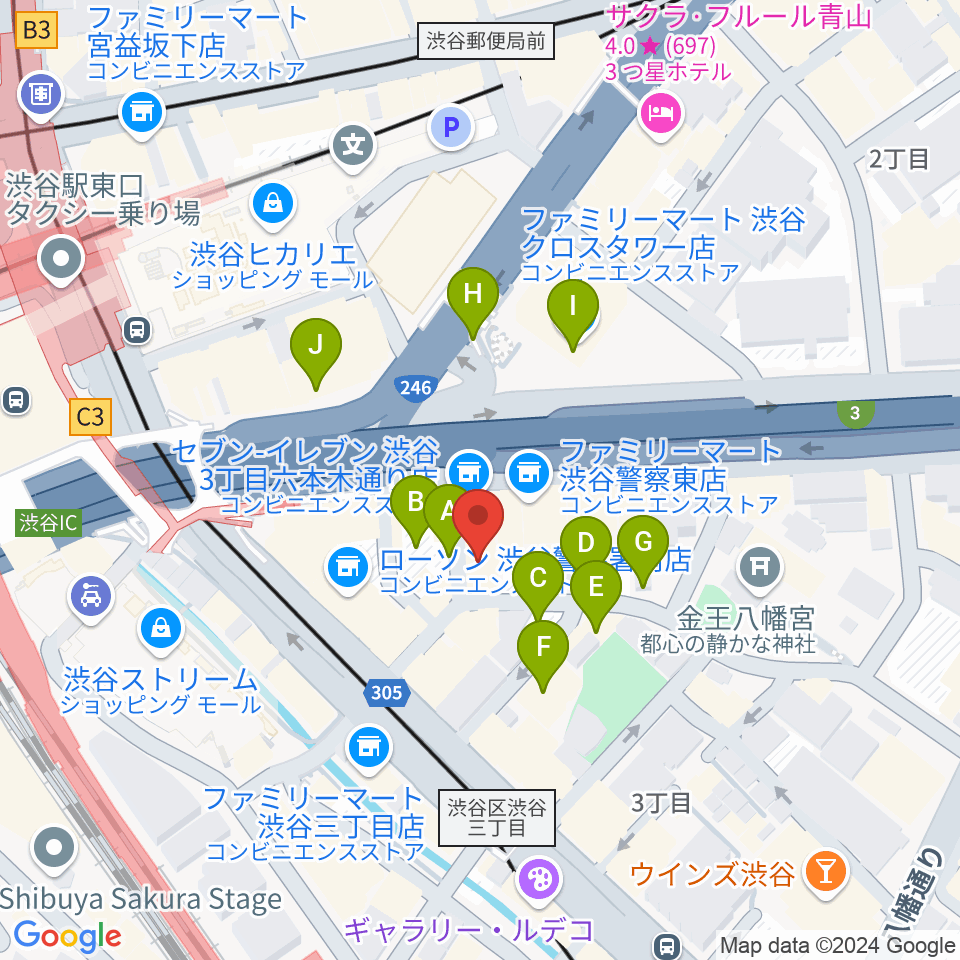 ニューベリーサウンド周辺の駐車場・コインパーキング一覧地図