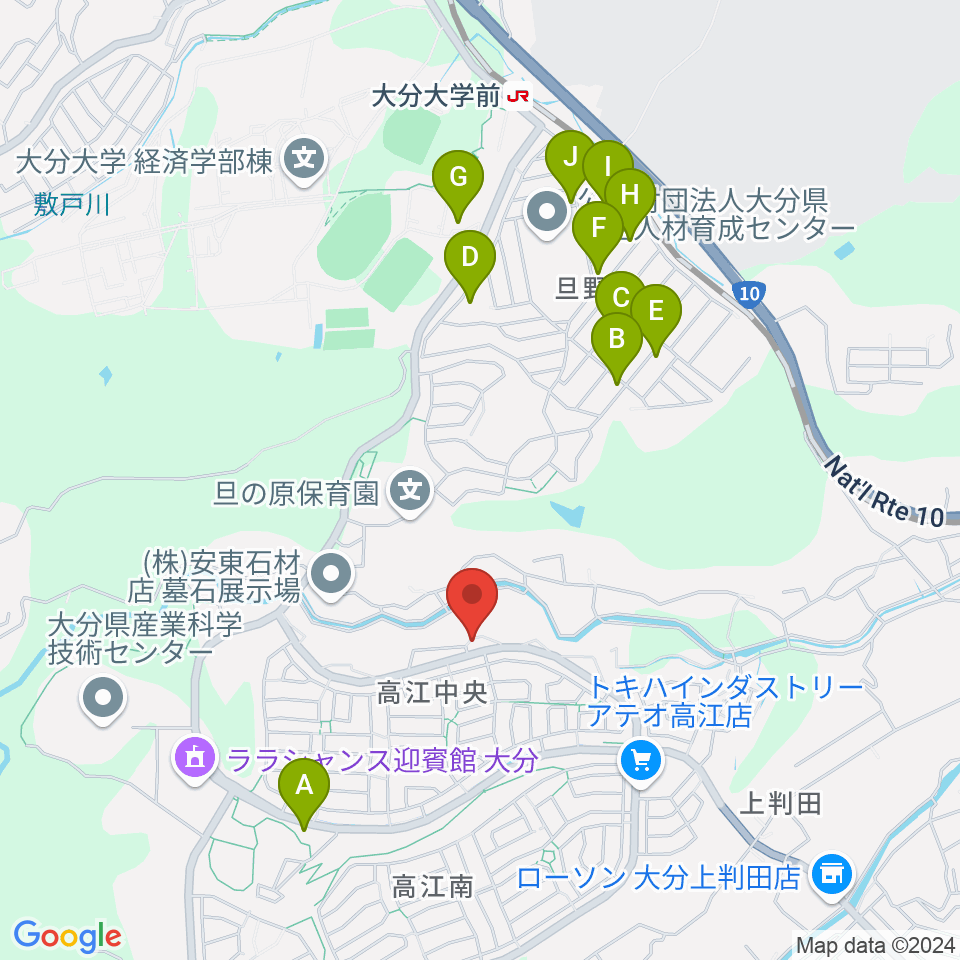 はやしだピアノアトリエ周辺の駐車場・コインパーキング一覧地図