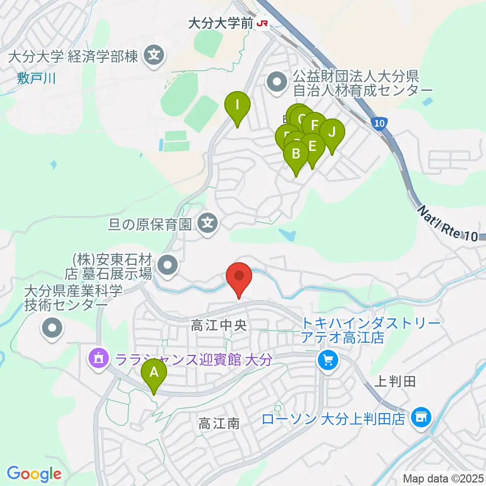 はやしだピアノアトリエ周辺の駐車場・コインパーキング一覧地図