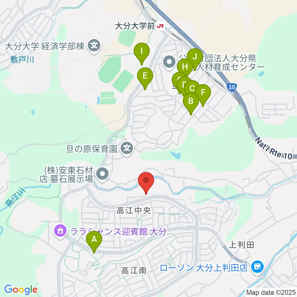 はやしだピアノアトリエ周辺の駐車場・コインパーキング一覧地図