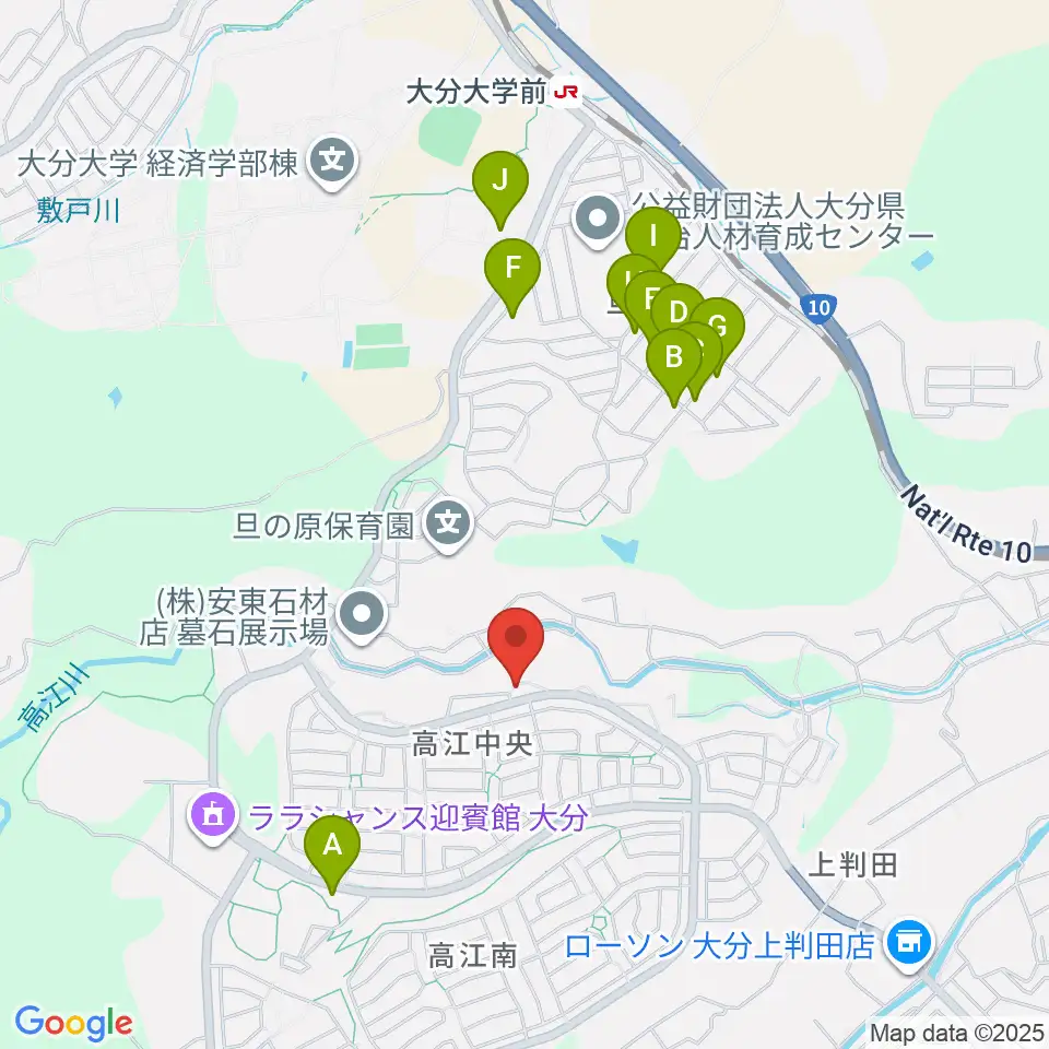 はやしだピアノアトリエ周辺の駐車場・コインパーキング一覧地図