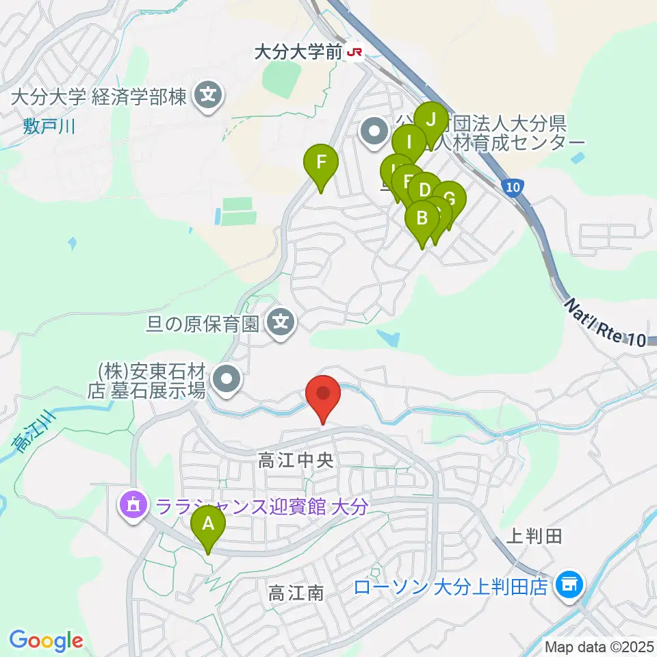 はやしだピアノアトリエ周辺の駐車場・コインパーキング一覧地図