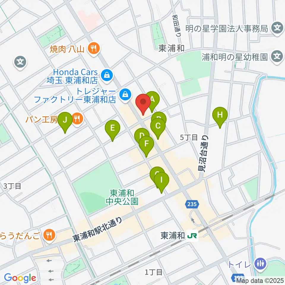 音楽教室Tutti Music周辺の駐車場・コインパーキング一覧地図
