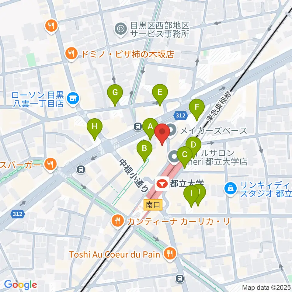ボーカルスクールVOAT 東京本校周辺の駐車場・コインパーキング一覧地図