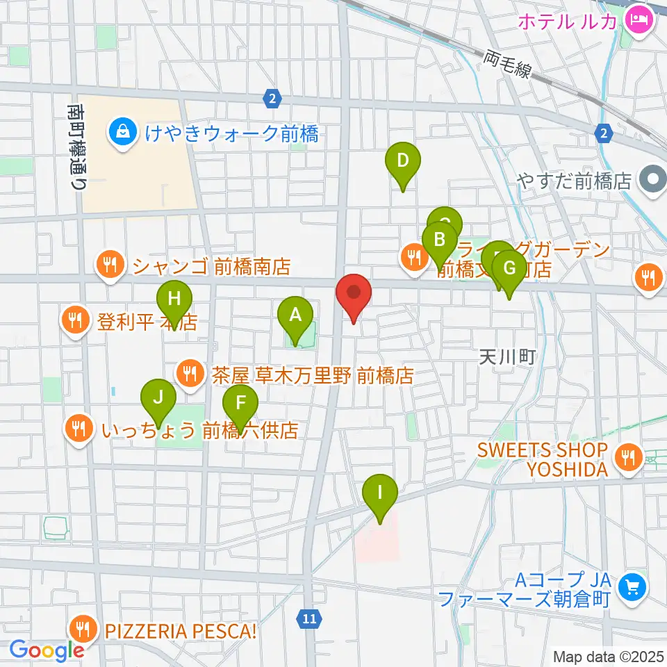 バップ・ジャズ・スクール周辺の駐車場・コインパーキング一覧地図
