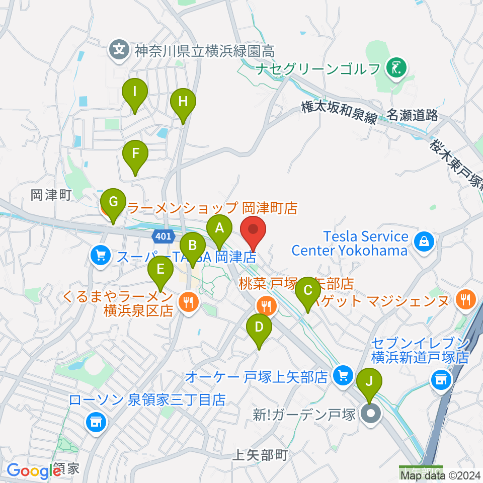 オーボエ教室カンタービレ周辺の駐車場・コインパーキング一覧地図