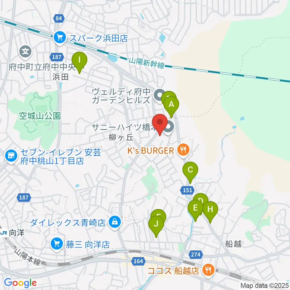 vocal school CROON周辺の駐車場・コインパーキング一覧地図