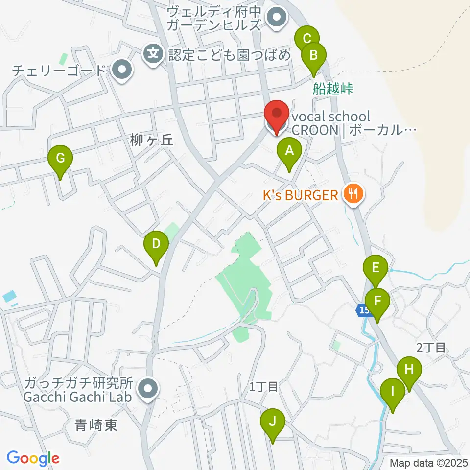 vocal school CROON周辺の駐車場・コインパーキング一覧地図