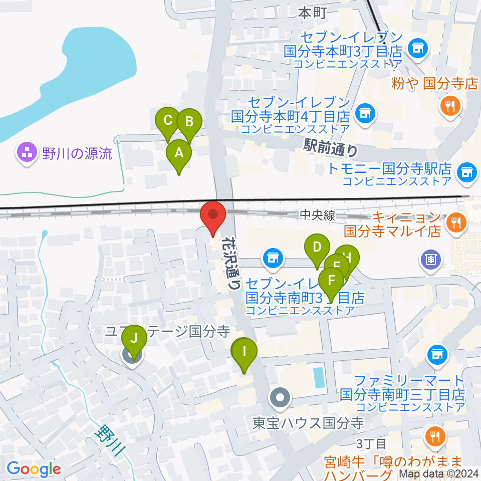 ボーカル教室Smily周辺の駐車場・コインパーキング一覧地図