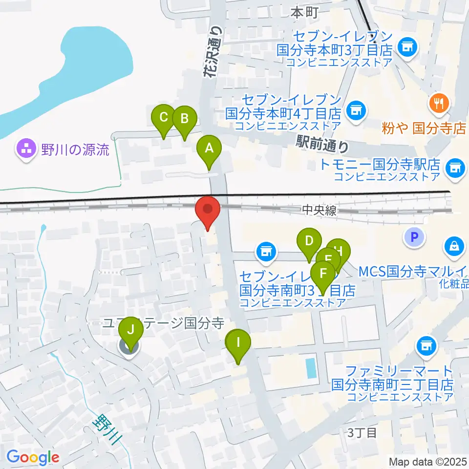 ボーカル教室Smily周辺の駐車場・コインパーキング一覧地図