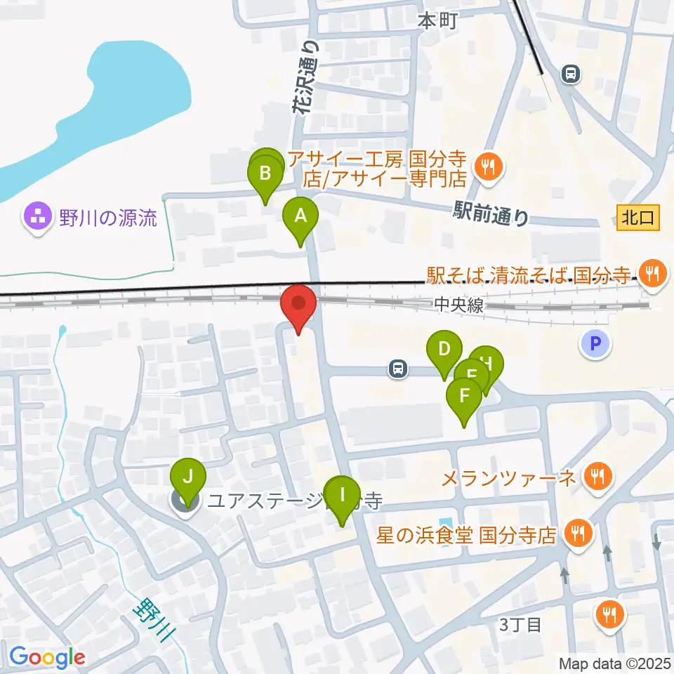 ボーカル教室Smily周辺の駐車場・コインパーキング一覧地図