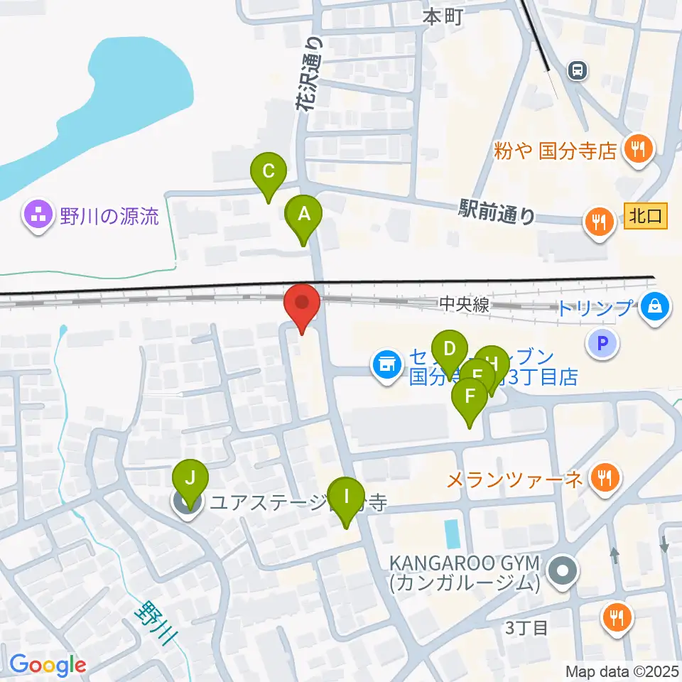 ボーカル教室Smily周辺の駐車場・コインパーキング一覧地図
