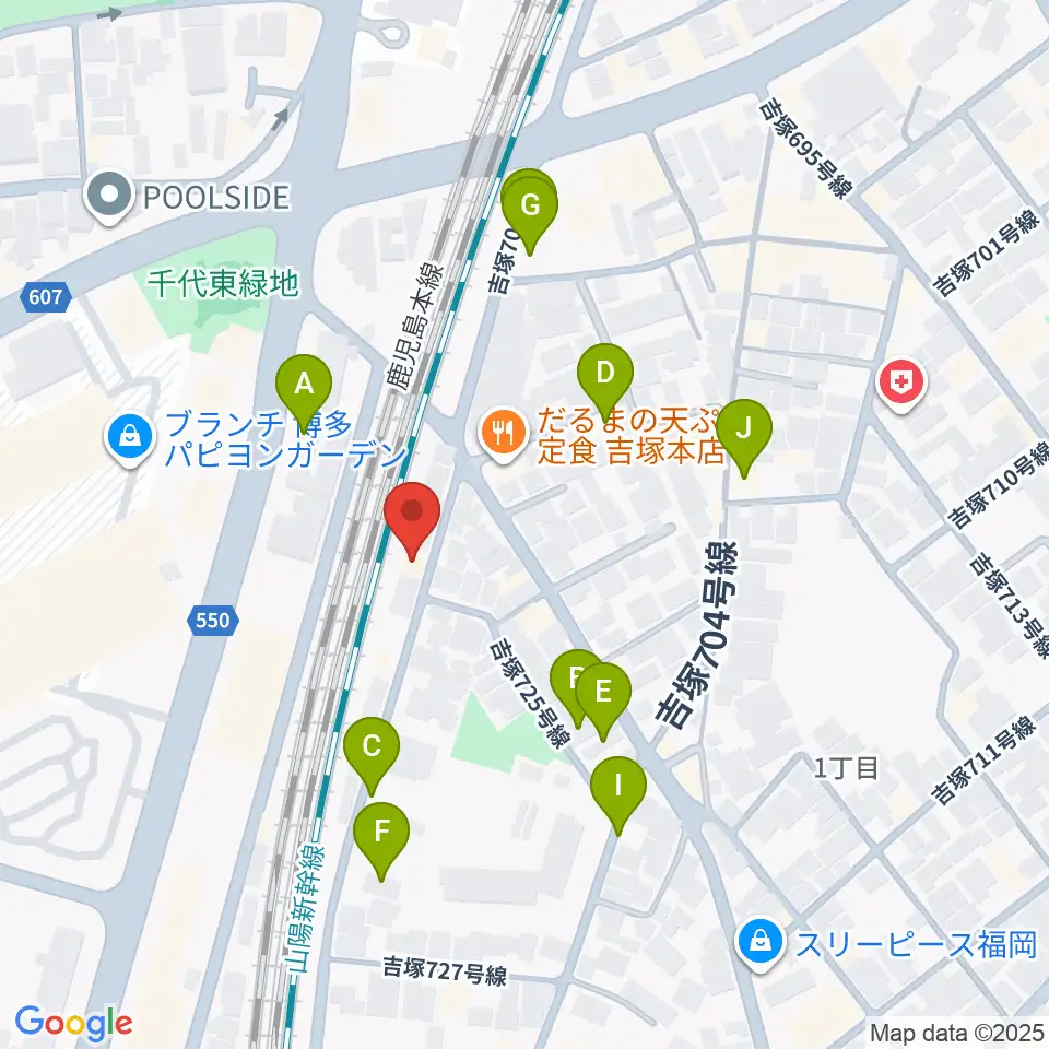 アールミュージックゆきむら梨江歌謡スクール周辺の駐車場・コインパーキング一覧地図