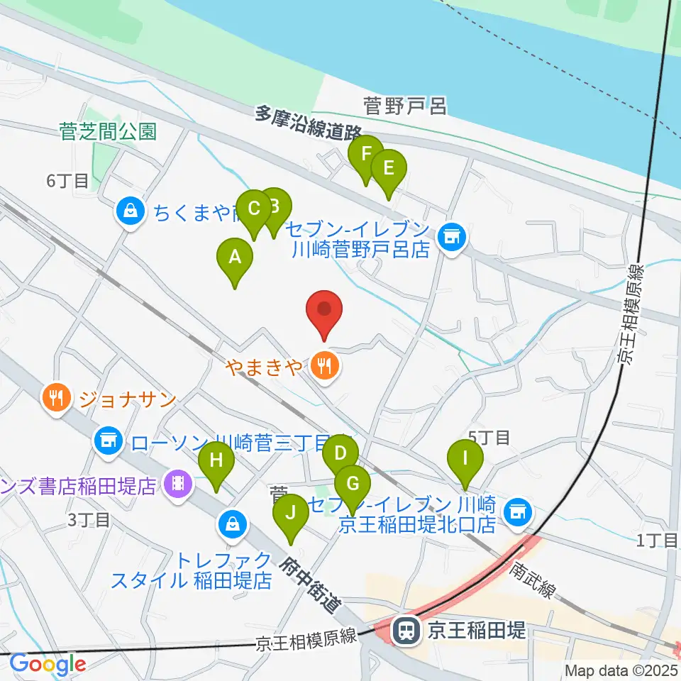 うえはらピアノ教室周辺の駐車場・コインパーキング一覧地図