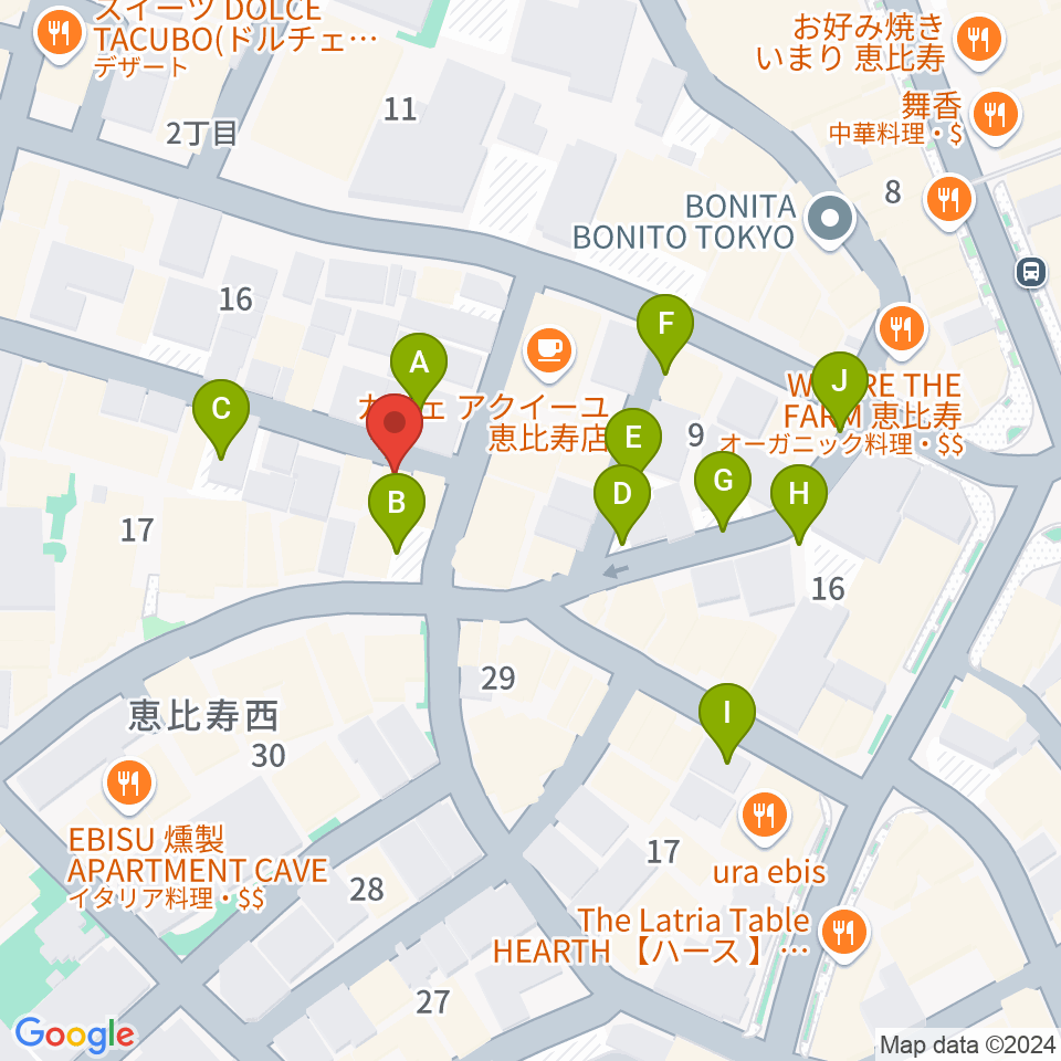 ゴーストノートレコーズ周辺の駐車場・コインパーキング一覧地図