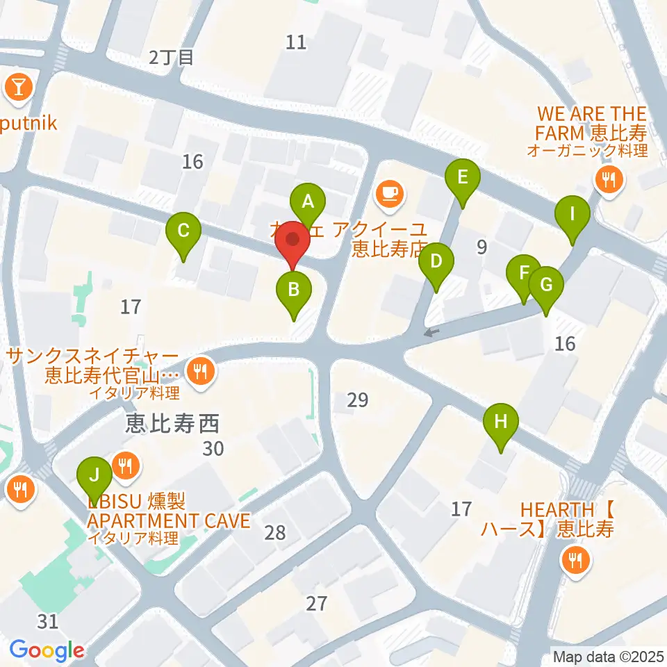 ゴーストノートレコーズ周辺の駐車場・コインパーキング一覧地図