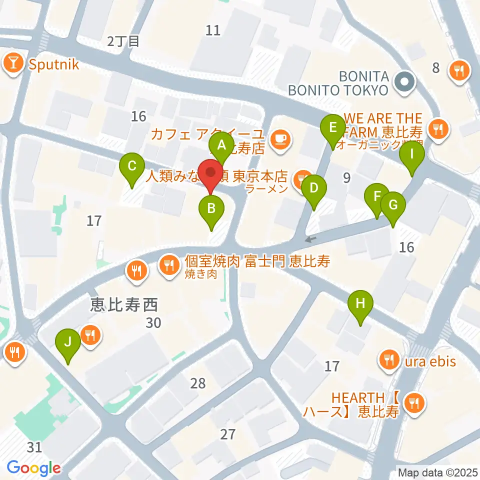 ゴーストノートレコーズ周辺の駐車場・コインパーキング一覧地図