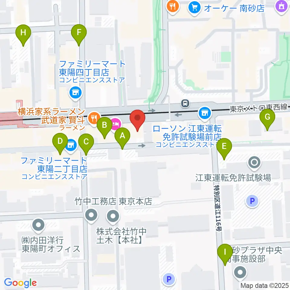 ドリームミュージック周辺の駐車場・コインパーキング一覧地図