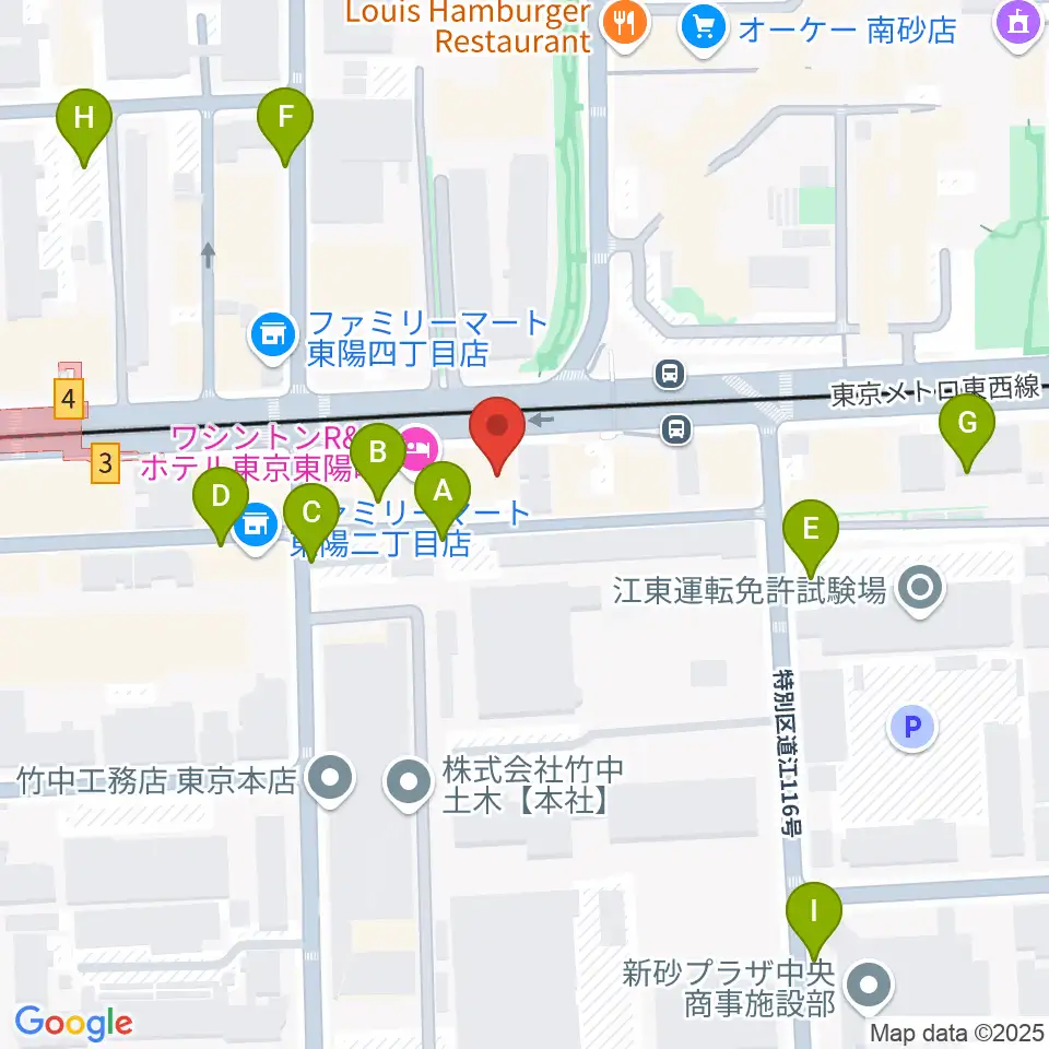 ドリームミュージック周辺の駐車場・コインパーキング一覧地図
