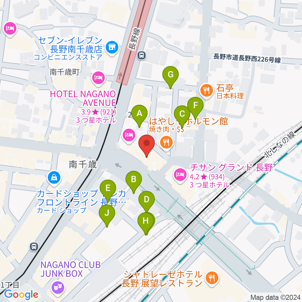 アイミュージックスクール周辺の駐車場・コインパーキング一覧地図