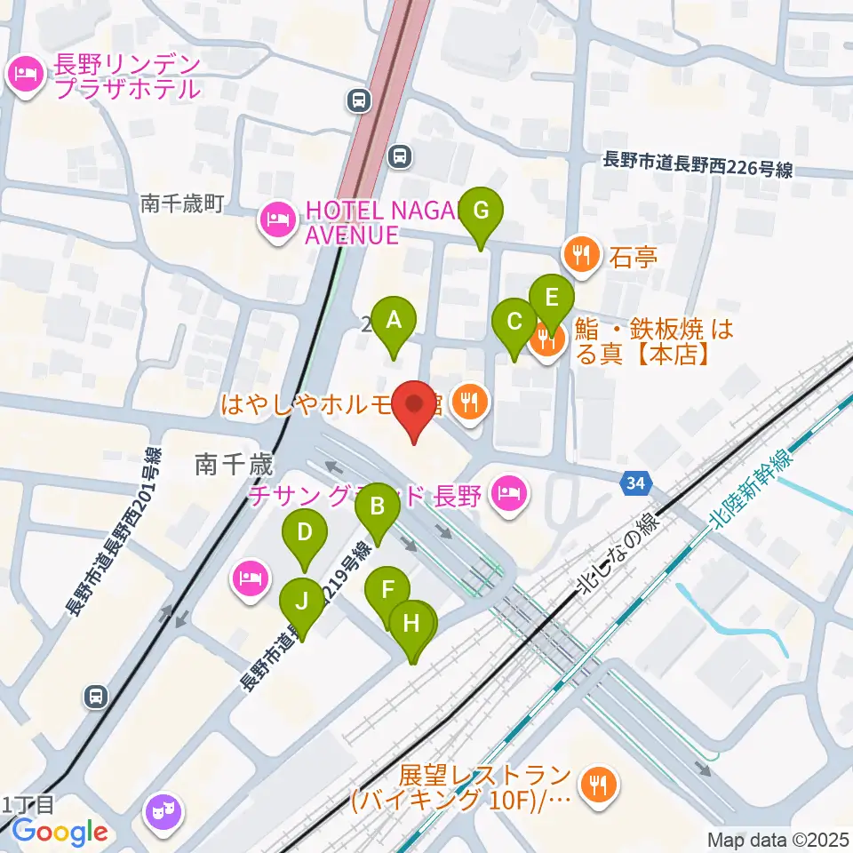 アイミュージックスクール周辺の駐車場・コインパーキング一覧地図