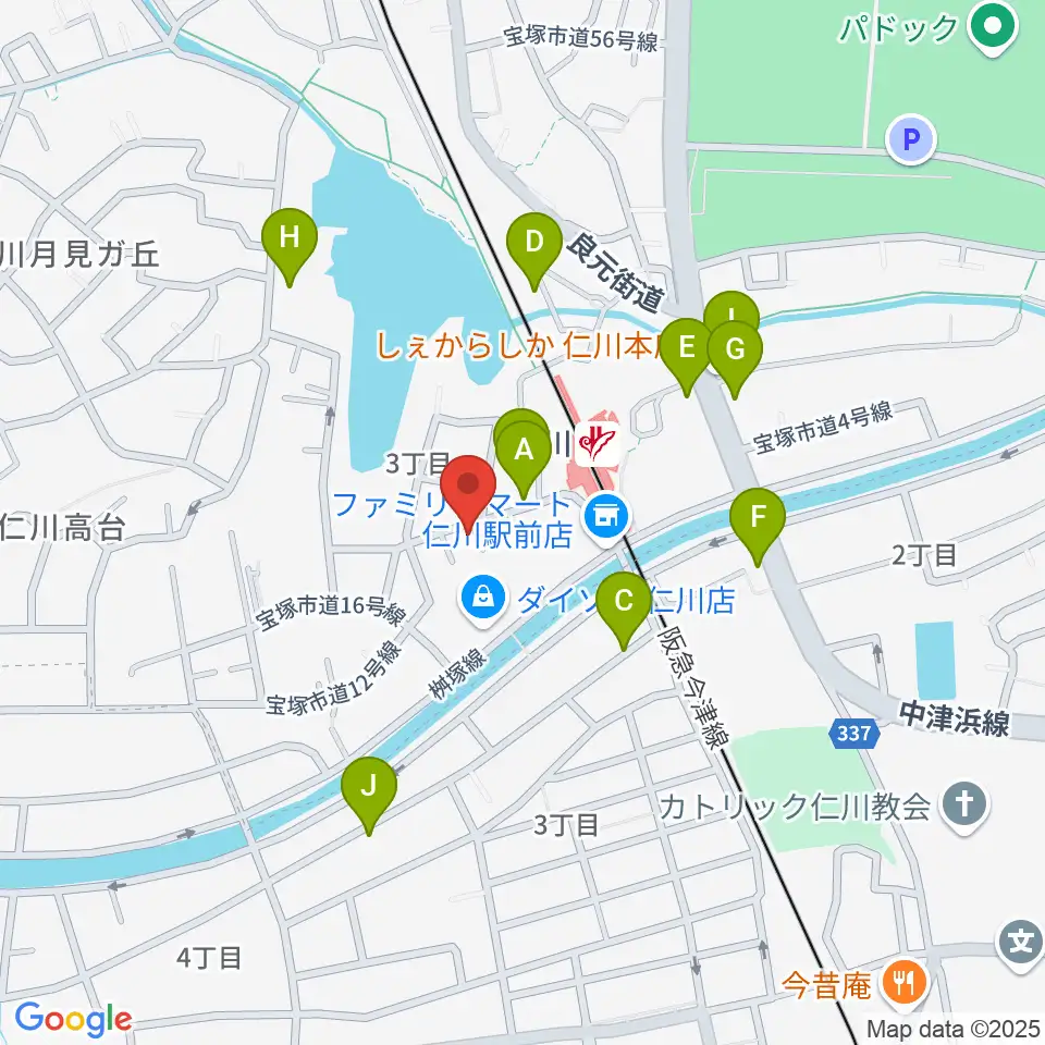 秋谷ミュージックアート周辺の駐車場・コインパーキング一覧地図
