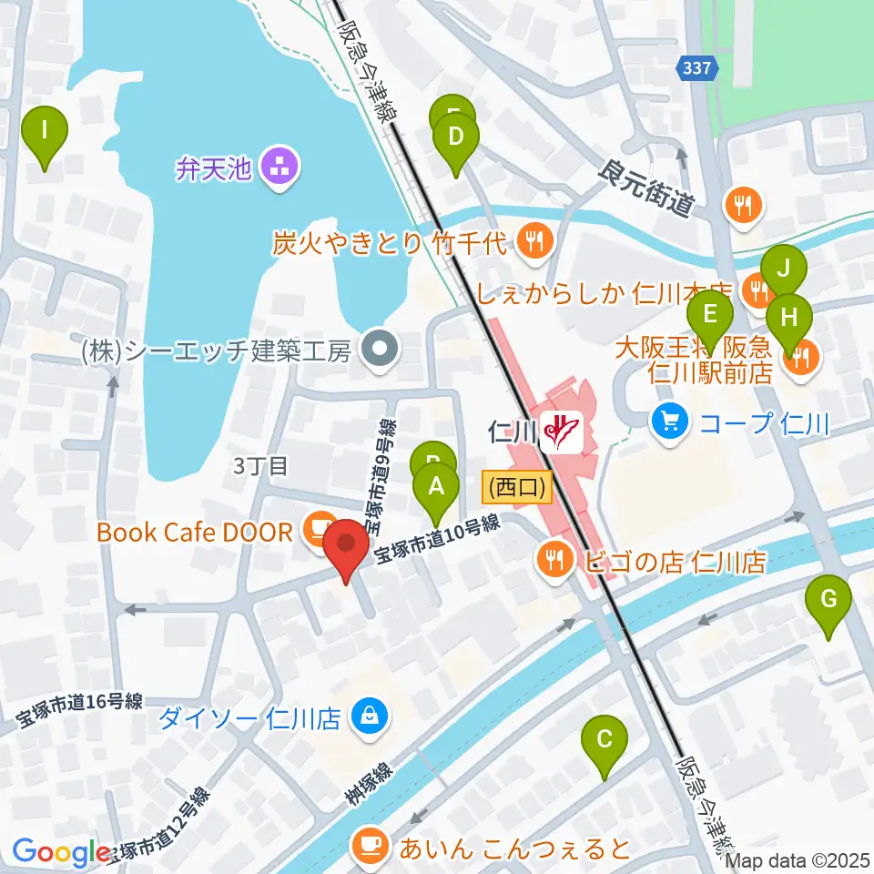 秋谷ミュージックアート周辺の駐車場・コインパーキング一覧地図