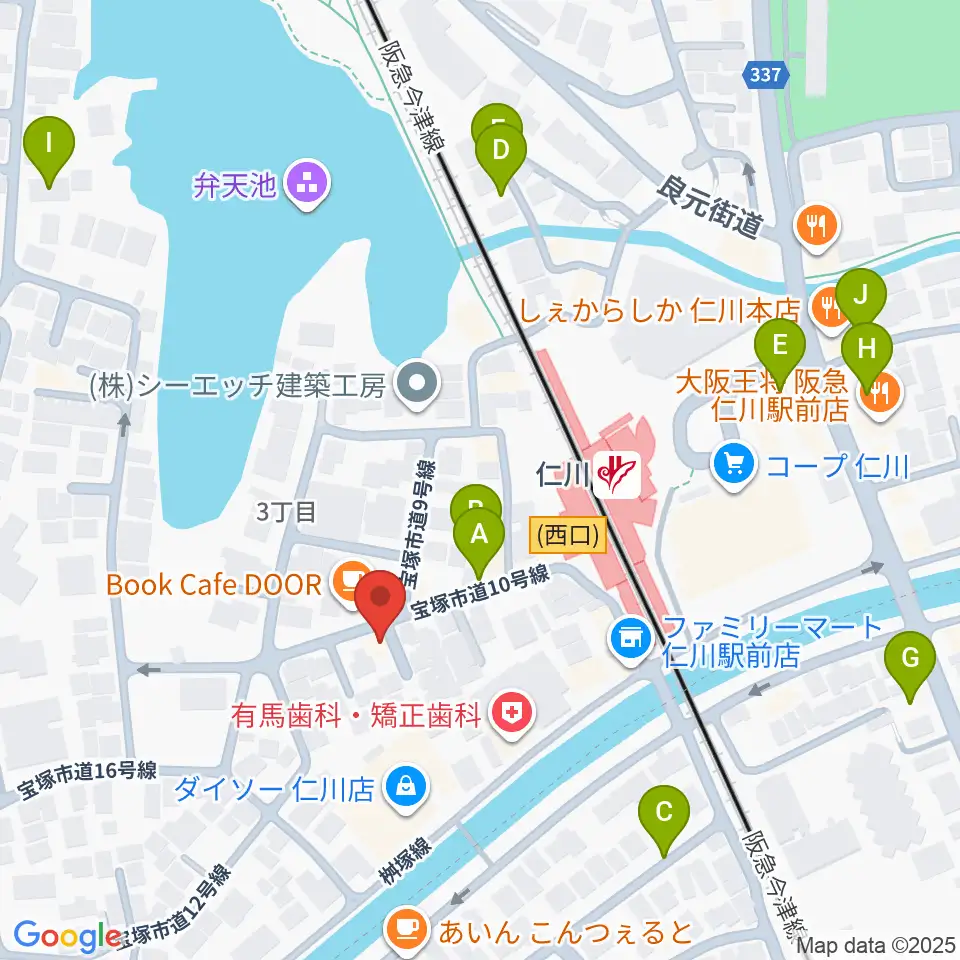 秋谷ミュージックアート周辺の駐車場・コインパーキング一覧地図